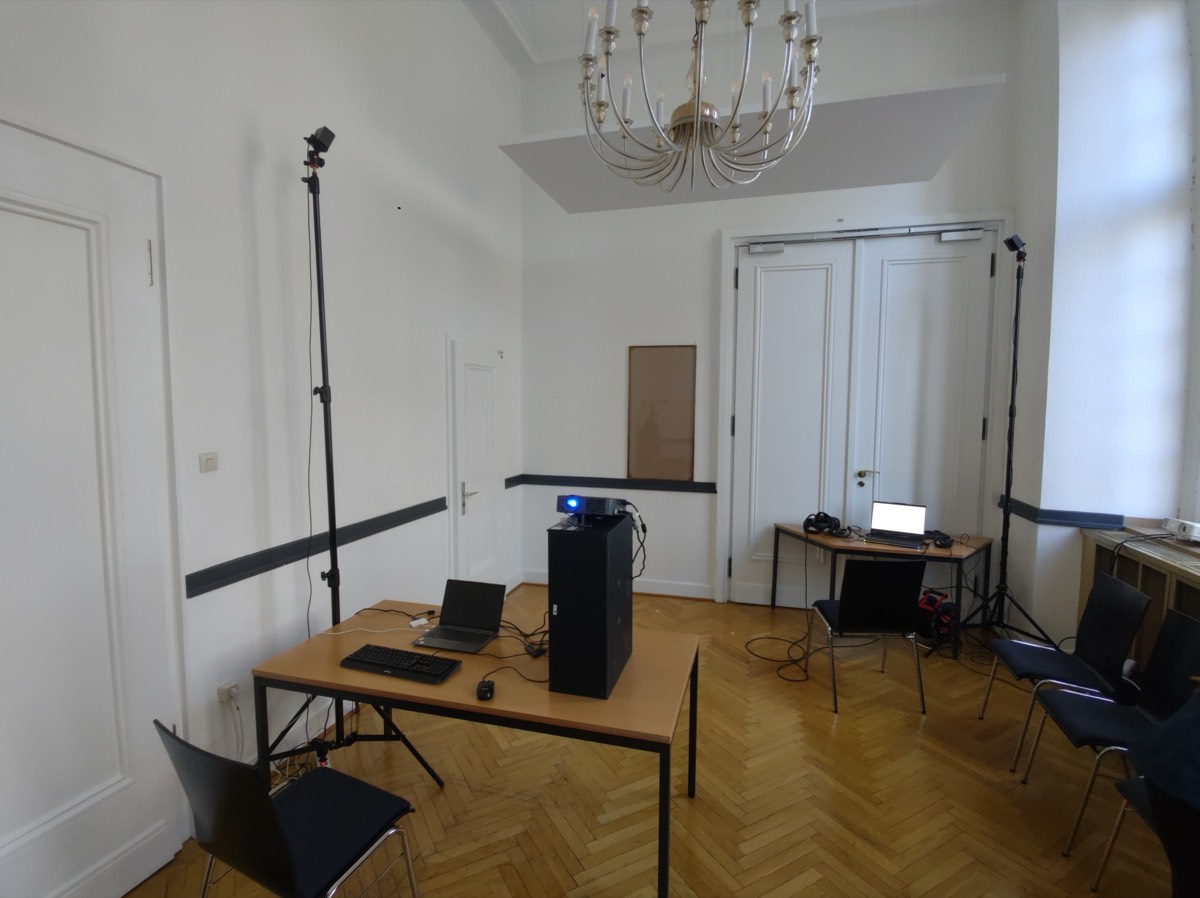 Untersuchungsraum für das Testen des PerTRAIN-Prototyps